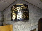 Stevens Point Brewery corner sign